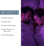 Sleep Support Supplement - Natural Herbal Sleep-Aid for Men & Women - Extra Strength PM Supplements - May Support Calm & Deep Rest - Non-GMO & Gluten Free, 60 Capsules
