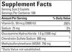 Nature Made TripleFlex, Glucosamine Chondroitin and MSM - 2 Bottles, 200 Caplets Each, 400 Caplets Total