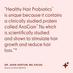 Love Wellness Healthy Hair Probiotics | Support Hair Growth with Biotin and Vitamin B12 & B6 | Supplement for Healthy Scalp & Thicker, Fuller Looking Hair | Safe & Effective | 30 Capsules