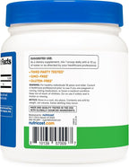 Nutricost L-Glutamine Powder Supplement (Green Apple) 500g - Gut Support, 5 Grams per Serving, Sweetened with Stevia - Gluten Free, Non GMO