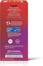MegaRed Ultra Strength 1000mg Omega-3 Krill Oil Supplement with EPA/DHA, Astaxanthin & Phospholipids, No Fish Oil Aftertaste Supports Heart, Brain, Joint and Eye Health, 60 Count Softgels.