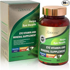 Zooone Lutein Eye Vitamins Supplement 90pcs, Lutein & Zeaxanthin for Women Men to Against Macular & Dry Eye, Multivitamin for Vision & Ocular Health with Zinc, VC, VE