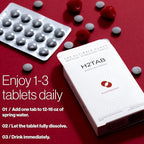 Molecular H2TAB Hydrogen Water Tablets with Magnesium -12 PPM Hydrogen Tablets for Drinking Water -Rich in Antioxidants, Supports Cellular Health, Recovery & Cognitive Function (30 Counts, Raspberry)