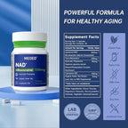 NAD+ Resveratrol Supplement 1000mg Extra Strength Liposomal with Trans Resveratrol, CoQ10, Quercetin and Organic Green Tea for Women and Men, Energy Supplements, 30 Vegan Capsules