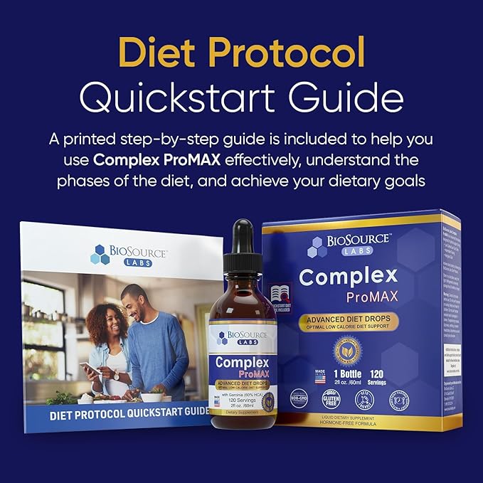 BioSource Labs Complex ProMAX Premium Diet Drops (1 x 2 oz Bottle)