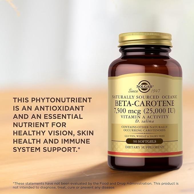 Oceanic Beta Carotene Solgar 90 Softgel