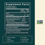 Gaia Herbs Nootropic Focus - Brain & Cognitive Support Supplement to Help Maintain Healthy Concentration* - with Saffron, Lemon Balm & Spearmint - 40 Liquid Phyto-Capsules (20 Servings)