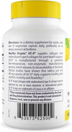 Healthy Origins UC-II 40 mg (Undenatured Type II Collagen, Non-GMO, Gluten Free, Joint Support), 120 Veggie Caps