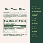 Nature's Bounty Red Yeast Rice, Herbal Supplement, 600mg, 250 Capsules (Pack of 3)
