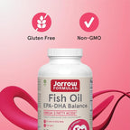 Jarrow Formulas EPA-DHA Balance, 1,200 mg Omega-3 Fatty Acids for Cardiovascular Support, 240 Softgels, 120 Day Supply