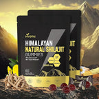 VivoNu Shilajit* Gummies,Pure Himalayan* micronutrient Supplement, Himalayan Premium Ingredient with Shilajit, Ashwagandha, Gokshura, Fulvic Acid & 85+ Trace Minerals I for Men & Women (3000MG/2 Bag)