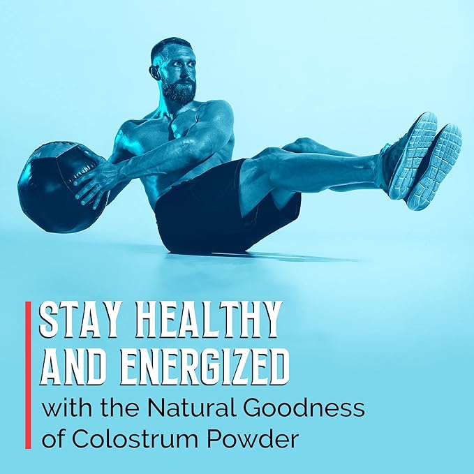 BodyBoost Colostrum Whole, 100% Bovine Colostrum Powder, Immune Booster Supplement with Immunoglobulin & Lactoferrin,Grass Fed Colostrum, Food for Gut Health & Muscle Growth, Diverse Intake, 8 oz
