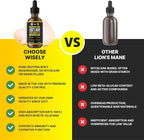 HERBIFY Lions Mane Mushroom Supplement - Immune Support - Lions Mane Tincture for Memory, Focus & Clarity - Daily Mushroom Supplement - 2 Fl oz 2 Pack