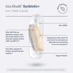 Ritual Synbiotic - Complete 3-in-1 Probiotic, Prebiotic, Postbiotic** - for Women and Men - to Support Gut, Digestive Health, Regularity, Bloating** - Vegan - One Daily Capsule - Mint - 30 Servings