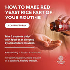 Bundle of Red Yeast Rice with CoQ10 Supplement - Advanced Healthy Heart & Cholesterol Levels and High Absorption Magnesium Sleep Supplement - Rest Support Magtein L-Threonate & Apigenin Theanine