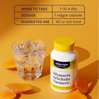 Healthy Origins Silymarin Artichoke Turmeric Liver Support – with Silymarin Phytosome, Artichoke Extract & Curcumin – Supports Liver Health, Antioxidant Protection & Digestion – 60 Capsules