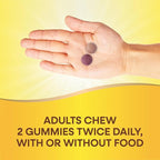 Nature’s Way Alive! Chewable Calcium Gummies with Vitamin D3, Daily Supplement Supports Healthy Bones and Teeth, and Muscle Function*, Strawberry and Raspberry-Lemonade Flavored, 60 Gummies