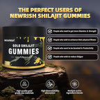 Shilajit Gummies l Manuka Honey | Himalayan shilajit |No Added Sugar I Ashwagandha, Gokshura| Fulvic Acid & 85+ Trace Minerals I for Men, Women I Non-GMO I 100% Natural & Organic I 30 Gummy