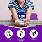 Focus Factor Kids Extra Strength Daily Chewable for Brain Health Support, 120 Count – Vitamins - Quality Formula | Gluten & Dairy Free Supplements for Children | No Artificial Sweetener (Pack of 3)
