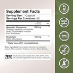 Gade Nutrition Quercetin Phytosome with Bromelain I Purified 95% I 50X Higher Absorption - Most Effective Form of Quercetin with Bromelain I Made in USA -Supplement for Men and Women
