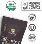 Organic Maca Root Powder Yellow – 8 grams of Adaptogenic Organic Superfood per Serving Supports Energy, Stamina, Mood & Balance – Peruvian Maca Powder for Vitality & Wellness Non-GMO Vegan 30 Servings