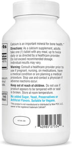 21st Century Calcium 600 mg Supplement (400 Tablets), Vegan-Friendly Bone Strength Calcium Supplement, Non-GMO & Gluten-Free Calcium Carbonate, No Artificial Flavors, Suitable for Men & Women