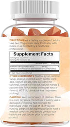 Micro Ingredients KSM-66 Ashwagandha Gummies, 120 Count | Sugar Free Mango Passion Fruit Flavor | Potent Root Extract | Stress, Relaxation, & Sleep Support* | Non-GMO