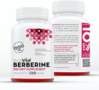 Plantvital Bundle Power Duo: Berberine 500mg-120 Capsules for Immunity & Cardio Health and D Mannose with Cranberry 1000mg-120 Capsules for Urinary Tract Support -Vegan, Non-GMO.