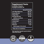 Brain Support Supplement - Natural Memory and Focus Supplement with Lion’s Mane, Ginkgo Biloba, Bacopa Monnieri & Ashwagandha Root - Natural Nootropics & Brain Booster | 60 Capsules