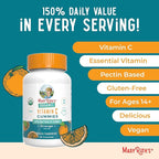 MARYRUTH'S Adult Vitamin C Gummies | USDA Organic | Vegan Chewable Vitamin C Gummies for Ages 14+ | for Immune Support & Overall Wellness | Vegan | Non-GMO | Orange Flavor | 60 Count