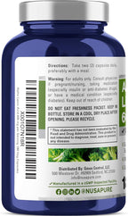 NusaPure Alpha Lipoic Acid 600 mg per Serving 180 Veggie Capsules (Vegetarian, Non-GMO, Vegan)