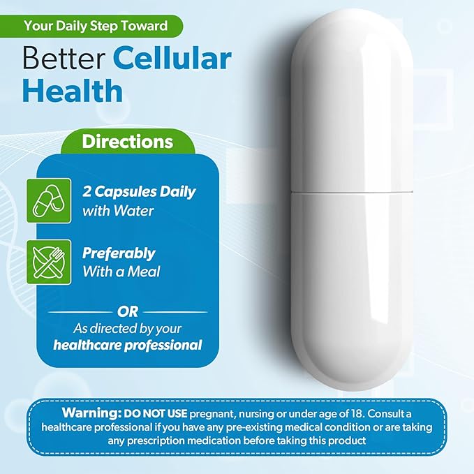 NMN Synergy+ 700mg – Premium NMN Supplement with Resveratrol & Pterostilbene | Advanced NAD+ Supplement for Cellular Energy, & Wellness Support | Non-GMO, Vegan, 60 Capsules