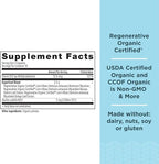 Ancient Nutrition Regenerative Organic Certified Focused Brain Capsules, Made with Ginkgo Leaf, Lion's Mane to Help Reduce Stress, Gluten Free, Paleo and Keto Friendly, 90 Count