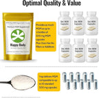 Organic Sulfur Crystals | 99.9% Pure MSM Crystals for Joint Support, Recovery, Hair, Skin & Nails | 90 Servings | 1 lb Bag