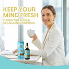 Magnesium L-Threonate Drop, Liquid Supplement w. Apigenin, Theanine, Lemon Balm for Sleep & Memory, Supports Cognitive Function & Balanced Mood, High Absorption