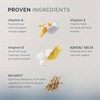 InfiniWell Defend Bone & Immune Support Supplement - Vitamin A, D3 & K2 Supplement - Bioavailable Ingredients in Active Nutrient Forms - Aid Bone Strength, Heart Health & More (60 Capsules)