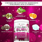 Vitauthority Collagen Peptides Powder Weight Loss Supplements | Hydrolyzed Beauty Complex for Women, Hair Skin Nails | Fat Burning Support | Chocolate Flavored 25 Servings
