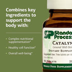 Standard Process Catalyn - General Well-Being Tablet to Aid Antioxidant Activity - Contains Vitamins A, B6 & D - Designed to Bridge Nutritional Gaps - Non-Dairy & Non-Soy - 90 Tablets (30 Servings)