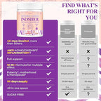 Myo-Inositol & D-Chiro Inositol Supplement for Women, 4000mg:100mg Inositol Powder, Fertility Supplements Hormonal Balance for Women Ovarian Health Support, with Folate & Vitamin D, Vegan, 90-Day