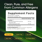 NatureBell PQQ with CoQ10-240 Capsules - 40mg Active PQQ with 10mg Coenzyme Q10 - Cellular Energy & Cognitive Function Support - Antioxidant Nutrients for Heart & Brain Health*