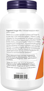 NOW Supplements, Vitamin C Crystals (Ascorbic Acid), Antioxidant Protection*, 1-Pound