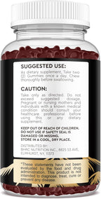 2 Pack Shilajit Gummies 1000mg for Men & Women - Shilajit Gummies with 85+ Trace Minerals, Ashwagandha, Turmeric, Black Pepper - Sugar Free Raspberry Flavor