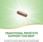 Nature's Way Saw Palmetto Berries, Traditional Prostate Support*, 585 mg per serving, Non-GMO Project Verified, Vegan, 180 Capsules