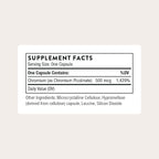 THORNE - Chromium Picolinate - Essential Mineral Supplement for Healthy Metabolism Support - Supports Carbohydrate Cravings* - Third-Party Certified - Dairy, Soy & Gluten-Free - 60 Capsules