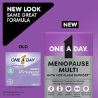 One A Day Women's Menopause Multivitamin with Vitamin A, Vitamin C, Vitamin D, Vitamin E and Zinc for Immune Health Support, Bone health, 50 Count (Packaging May Vary)