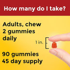 Nature Made Fish Oil Omega 3 Gummies, Omega 3 Fish Oil Supplements, Healthy Heart Support, 90 Gummies, 45 Day Supply