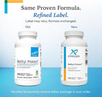 XYMOGEN Methyl Protect - Optimal Methylation Formula with Methyl Folate, Vitamin B12 (Methylcobalamin b12), Riboflavin + B6 Vitamins - Cognitive, Homocysteine + Heart Health Supplements (120 Capsules)