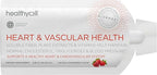 Healthycell Heart & Vascular Health Daily Liquid Supplement - Cardiovascular Support with Beet Root Powder, Resveratrol, CoQ10, Omega-3 & Vitamin K - 30 Gel Packs