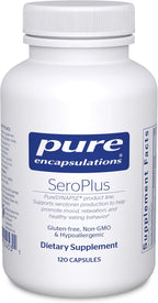 Pure Encapsulations SeroPlus | Hypoallergenic Serotonin Support to Support Moderate Occasional Stress | 120 Capsules