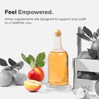 Amen Leaky Gut Supplement - Advanced Formula with Bioavailable L Glutamine, Zinc, Turmeric, DGL Licorice Root - Marshmallow Root - Probiotics & Fermented Prebiotics - Vegan, Non-GMO - 90 Capsules